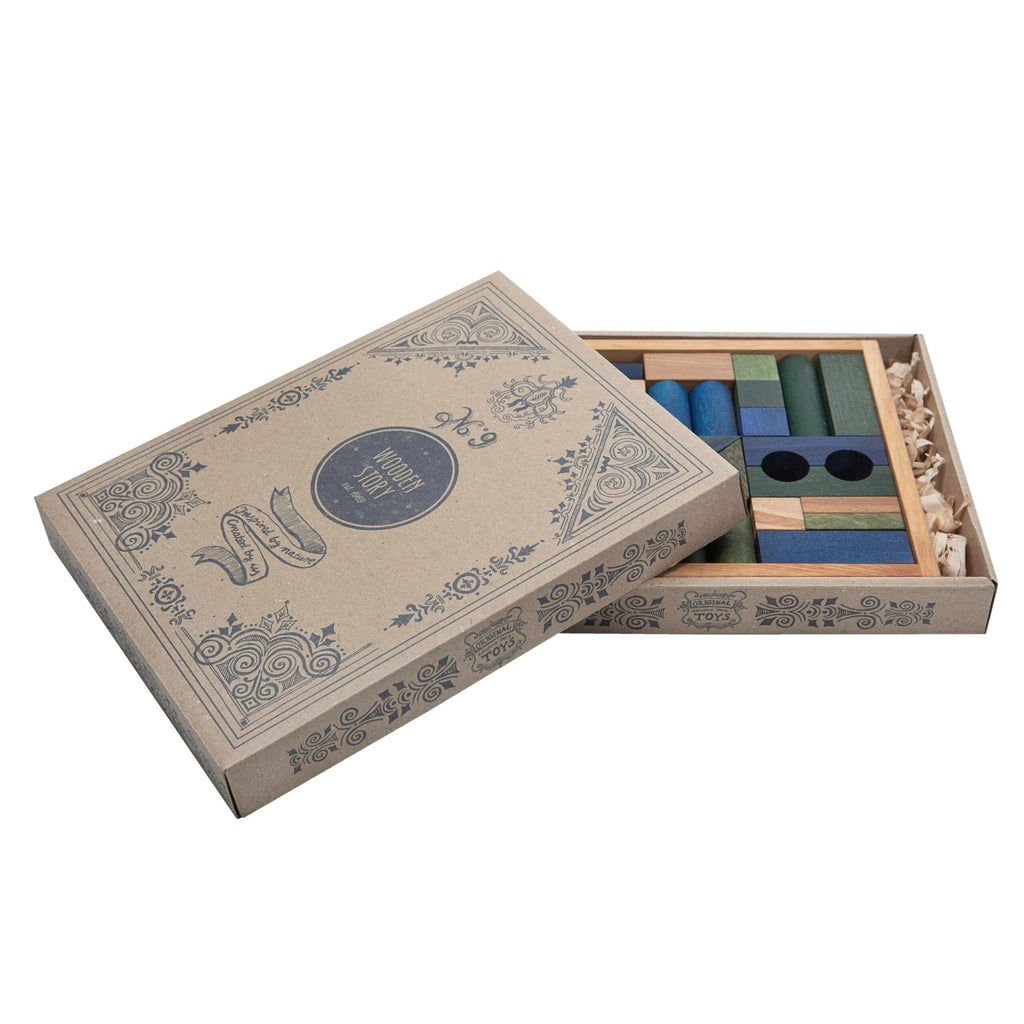 Wooden Story Cold Blocks in Tray 30 pieces - vendor-unknown - Honeybee Toys