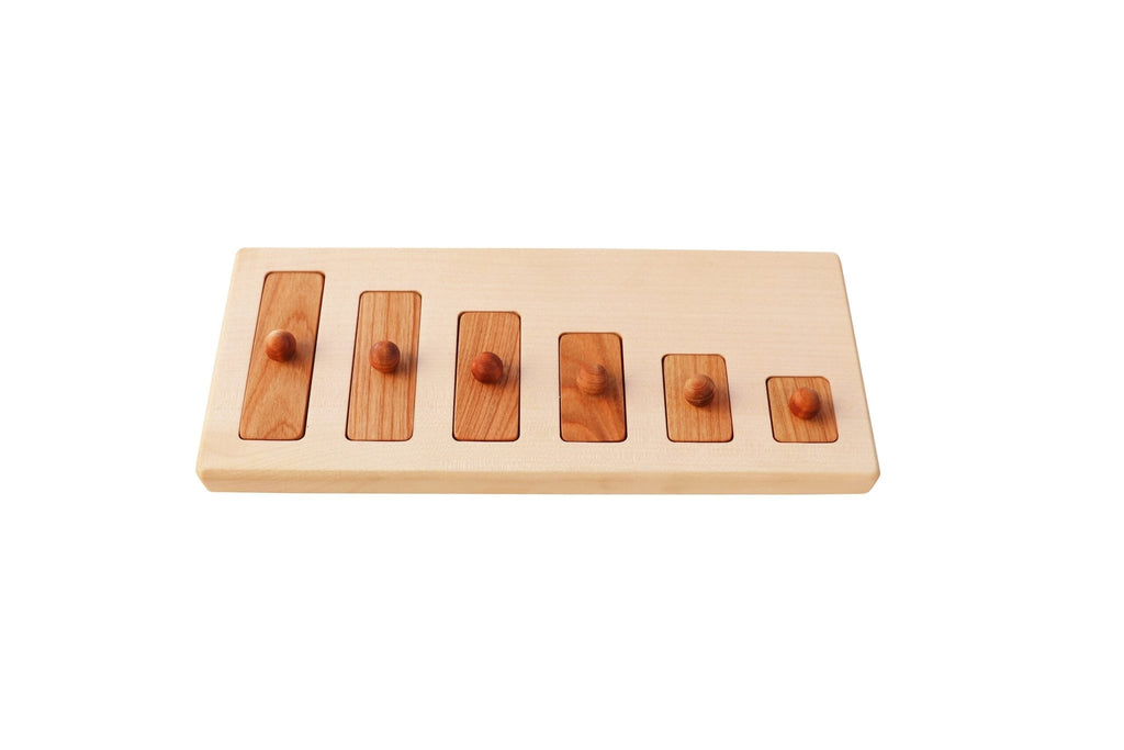 Wooden Story Montessori Long Short Puzzle - vendor-unknown - Honeybee Toys
