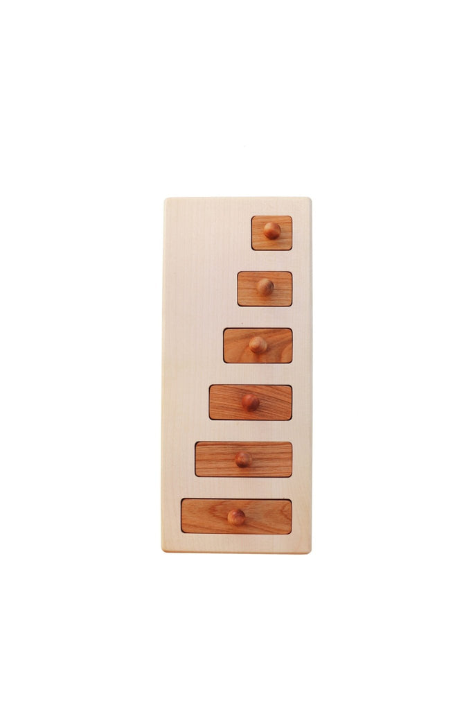 Wooden Story Montessori Long Short Puzzle - vendor-unknown - Honeybee Toys
