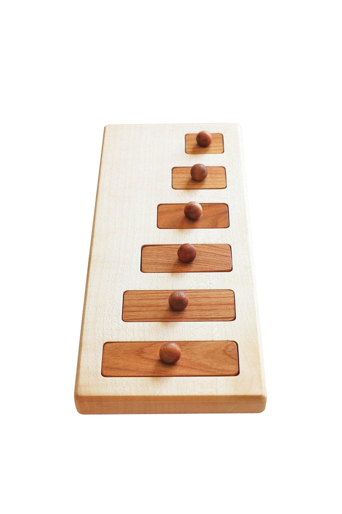 Wooden Story Montessori Long Short Puzzle - vendor-unknown - Honeybee Toys