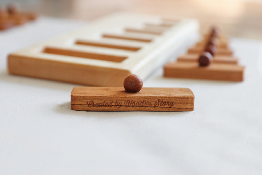 Wooden Story Montessori Wide Thin Puzzle - vendor-unknown - Honeybee Toys