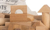 Wooden Story Natural Blocks in Sack 100 pcs - vendor-unknown - Honeybee Toys