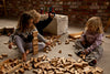 Wooden Story Natural Blocks in Sack XL 50 pieces - vendor-unknown - Honeybee Toys