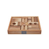 Wooden Story Natural Blocks in Tray 30 pieces - vendor-unknown - Honeybee Toys