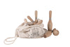 Wooden Story Natural Bowling Set - vendor-unknown - Honeybee Toys
