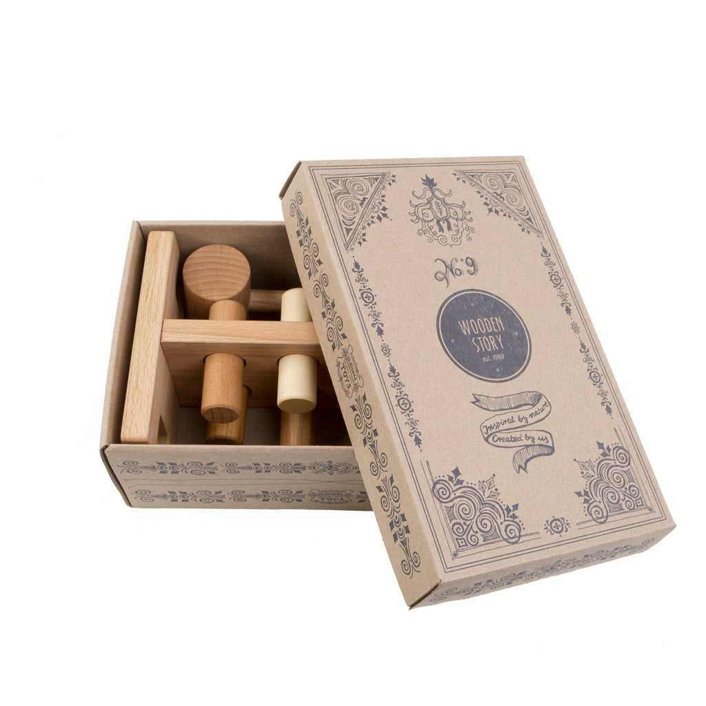 Wooden Story Natural Pound a Peg - vendor-unknown - Honeybee Toys