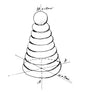 Wooden Story Natural Round Stacker - vendor-unknown - Honeybee Toys