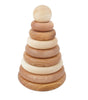 Wooden Story Natural Round Stacker - vendor-unknown - Honeybee Toys