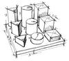 Wooden Story Natural Shape Sorter Board XL - vendor-unknown - Honeybee Toys