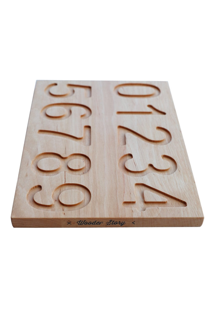 Wooden Story Number Tracking Board with wooden Balls - vendor-unknown - Honeybee Toys