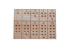 Wooden Story Number Tracking Board with wooden Balls - vendor-unknown - Honeybee Toys
