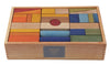 Wooden Story Rainbow Blocks in Tray XL 63 pieces - vendor-unknown - Honeybee Toys