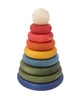 Wooden Story Rainbow Round Stacker - vendor-unknown - Honeybee Toys