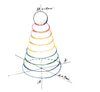 Wooden Story Rainbow Round Stacker - vendor-unknown - Honeybee Toys