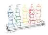 Wooden Story Rainbow Stacking Toy - vendor-unknown - Honeybee Toys