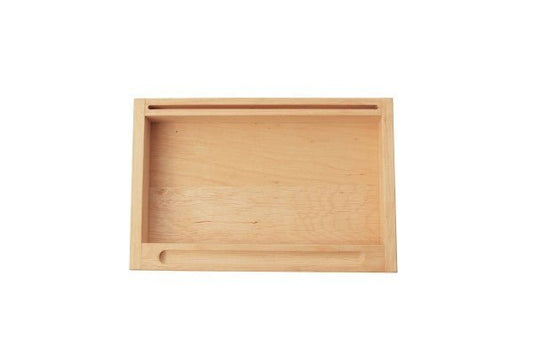 Wooden Story Sand Writing Tray with Card holder - vendor-unknown - Honeybee Toys