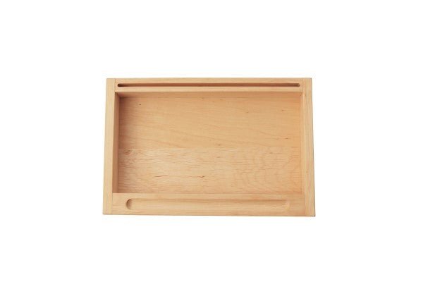 Wooden Story Sand Writing Tray with Card holder - vendor-unknown - Honeybee Toys