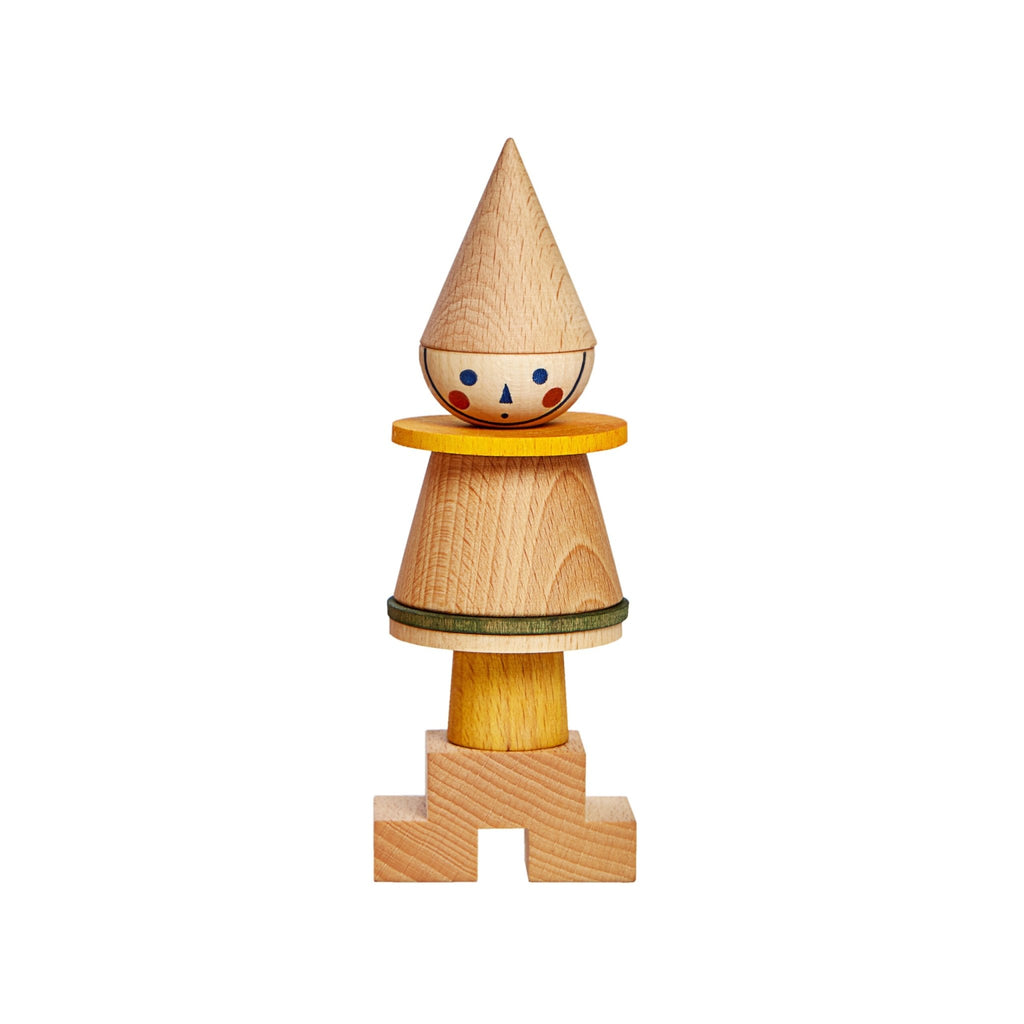 Wooden Story Stacking Toy Stick Figure 1 - vendor-unknown - Honeybee Toys