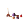 Wooden Story Stacking Toy Stick Figure 6 - vendor-unknown - Honeybee Toys