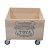 Wooden Story Storage Crate on Wheels - vendor-unknown - Honeybee Toys