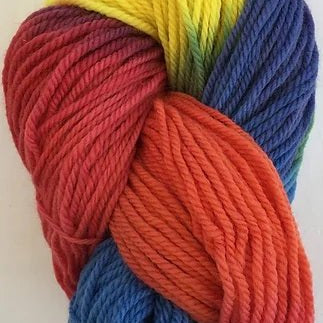Wool Perendale 16ply Skein 200g, Rainbow - vendor-unknown - Honeybee Toys