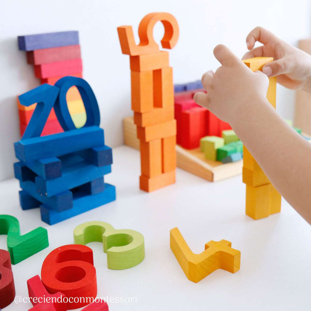 Grimm's Counting, Numbers Building Set