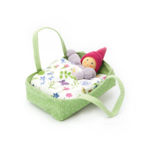 Nanchen Mini Doll with Bed Green