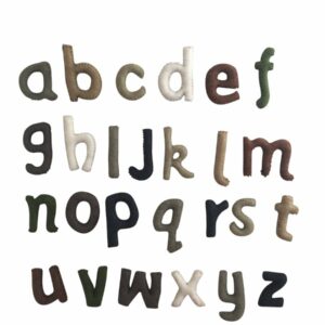 Papoose Felt Alphabet Natural Lowercase (40% off, was $84.00 now $50.40)