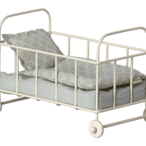 Maileg Cot Bed Micro Blue (30% off Was $64.95 now $45.45)
