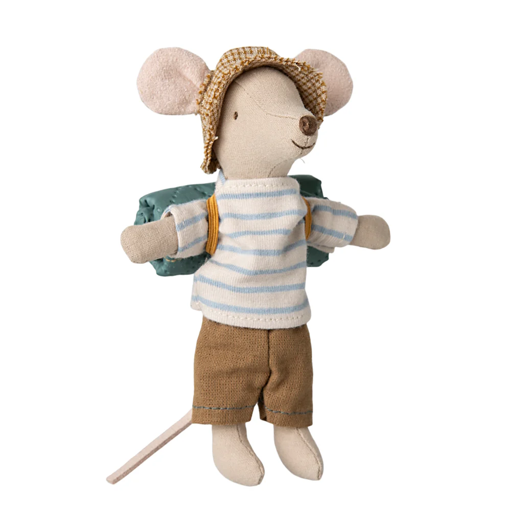 Maileg Hiker Mouse Big Brother Stripes 1 Maileg Hiker Mouse Big Brother Stripes