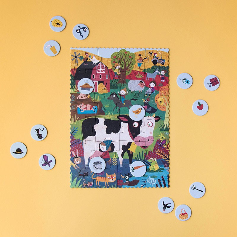 Londji My Little Farm Pocket Puzzle 2 Londji My Little Farm Pocket Puzzle - Image 2