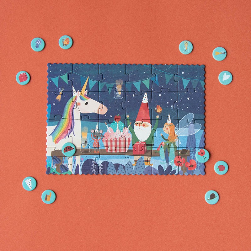 Londji Unicorn Tiny Puzzle 2 Londji Unicorn Tiny Puzzle - Image 2