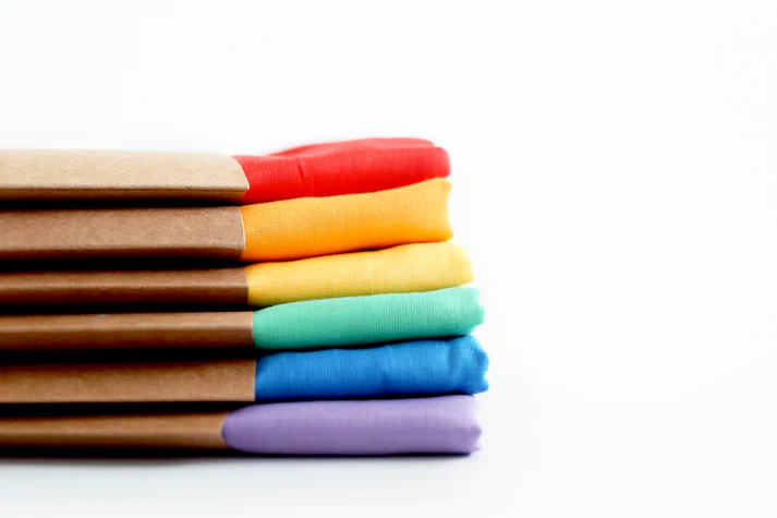 Laura's Play Cotton Set of 6 Rainbow 90 x 90 cm 4 Laura's Play Cotton Set of 6 Rainbow 90 x 90 cm - Image 4