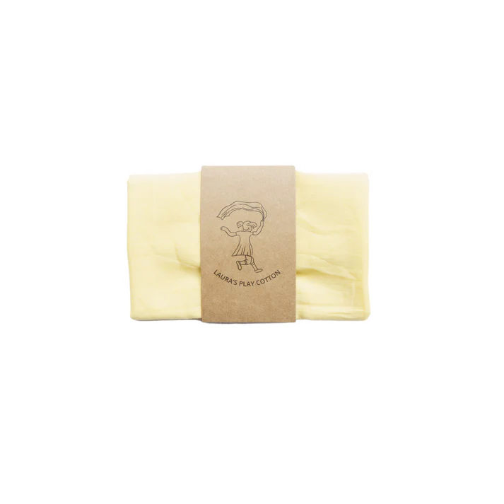 Laura's Play Cotton Light Yellow 50 x 50 cm 3 Laura's Play Cotton Light Yellow 50 x 50 cm - Image 3