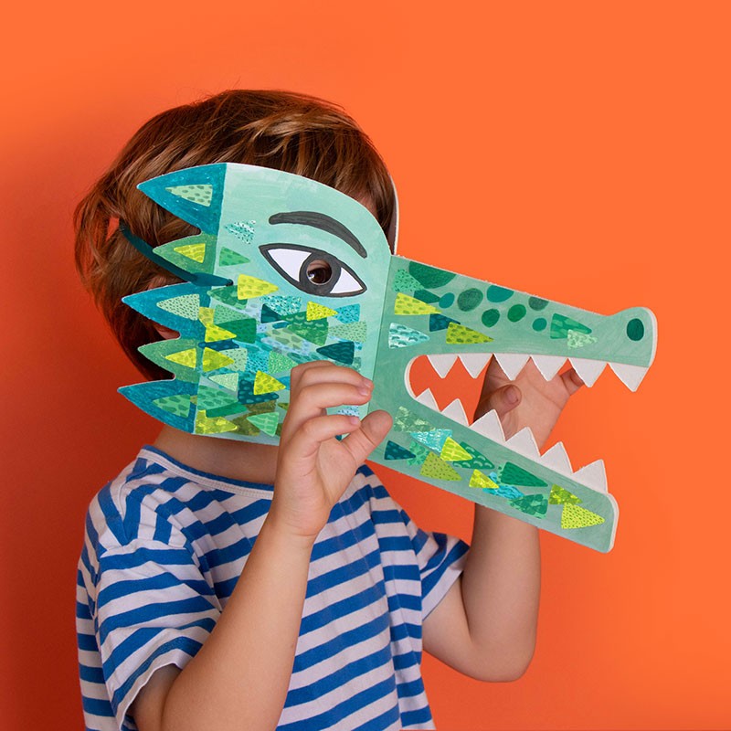 Londji Crocodile Mask and Stickers 2 Londji Crocodile Mask and Stickers - Image 2