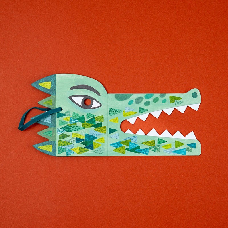 Londji Crocodile Mask and Stickers 4 Londji Crocodile Mask and Stickers - Image 4