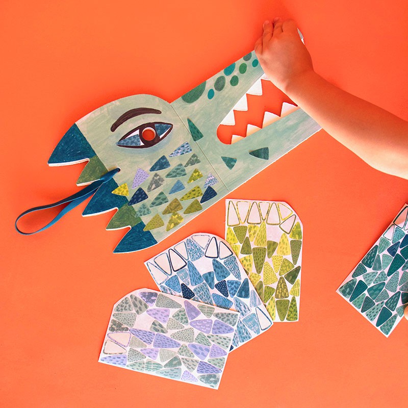 Londji Crocodile Mask and Stickers 6 Londji Crocodile Mask and Stickers - Image 6