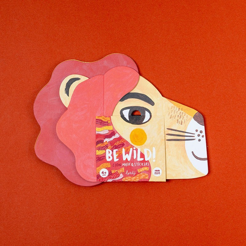 Londji Lion Mask and Stickers 1 Londji Lion Mask and Stickers