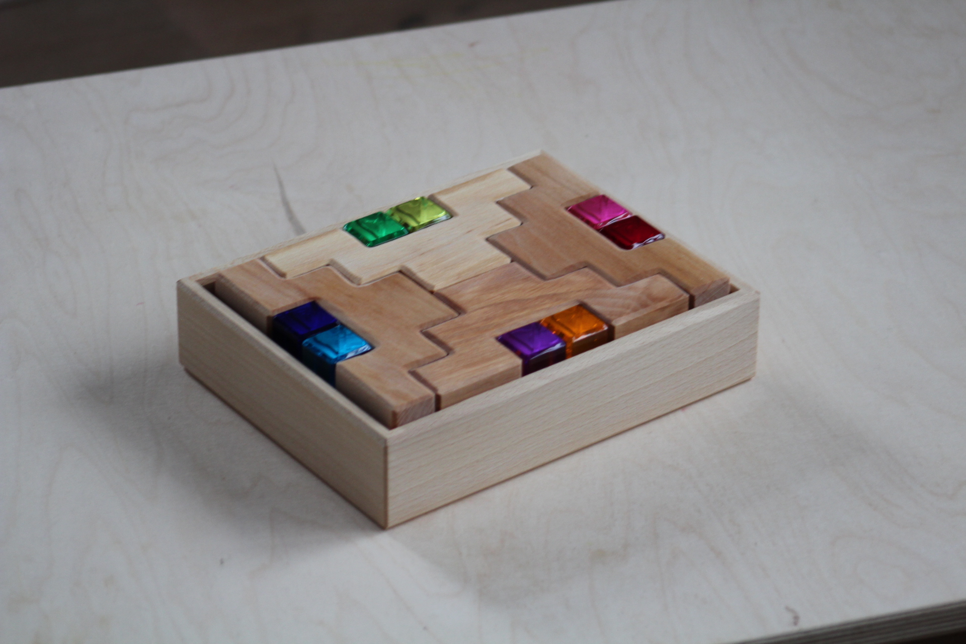 Bauspiel Staircase Blocks Natural with Colourful Luminous Blocks 16 2 Bauspiel Staircase Blocks Natural with Colourful Luminous Blocks 16 - Image 2