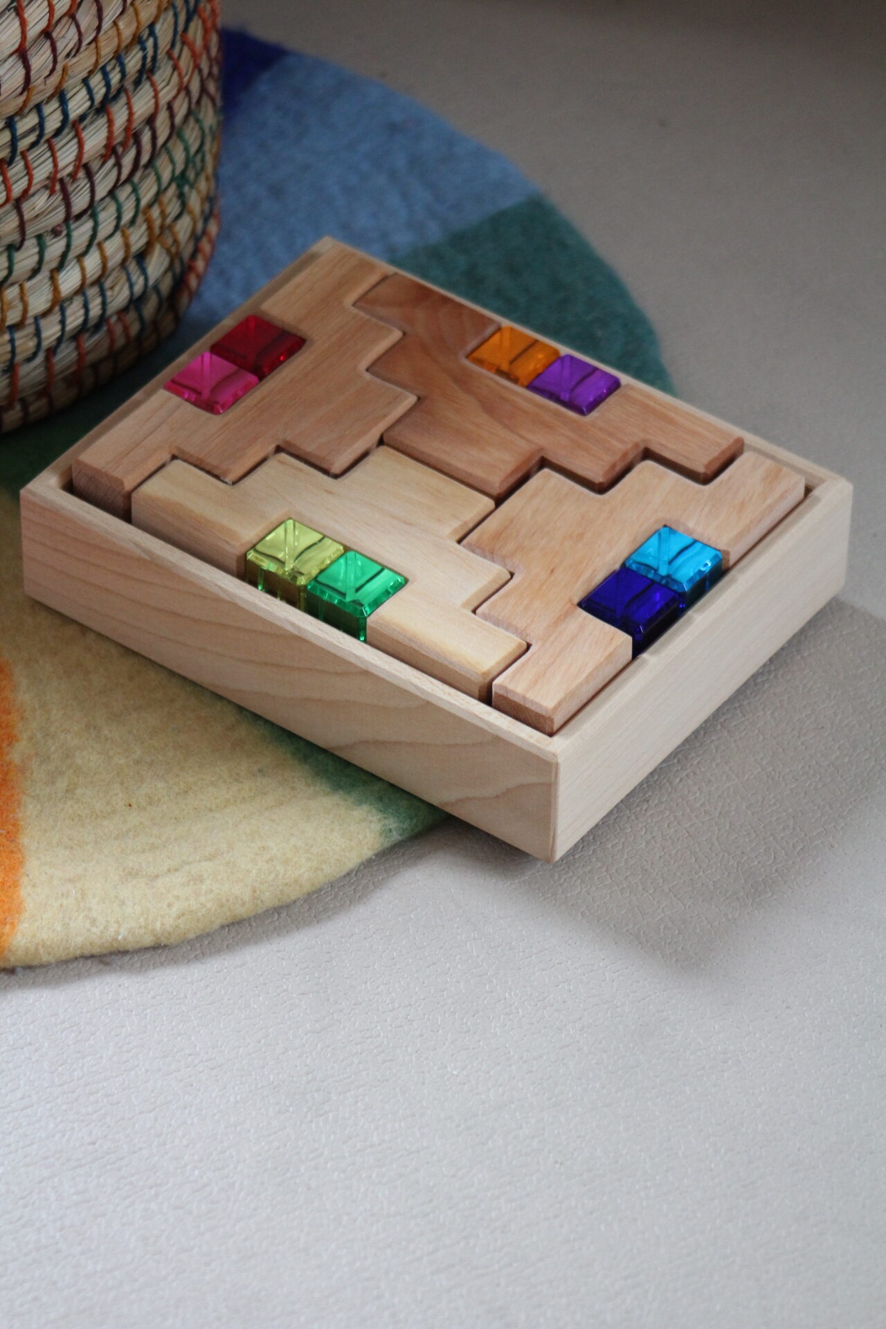 Bauspiel Staircase Blocks Natural with Colourful Luminous Blocks 16 3 Bauspiel Staircase Blocks Natural with Colourful Luminous Blocks 16 - Image 3