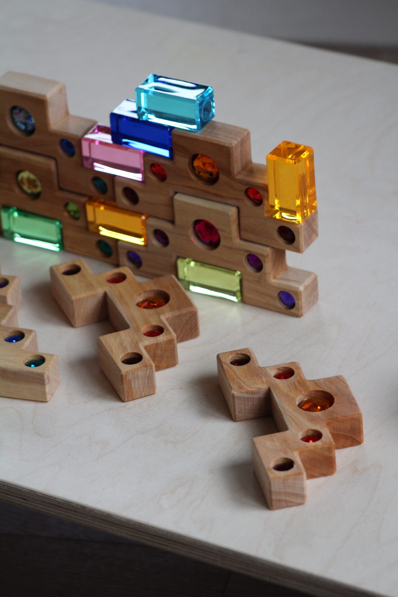 Bauspiel Staircase with Colourful Luminous Blocks – 32-Piece Set 25 Bauspiel Staircase with Colourful Luminous Blocks – 32-Piece Set - Image 25